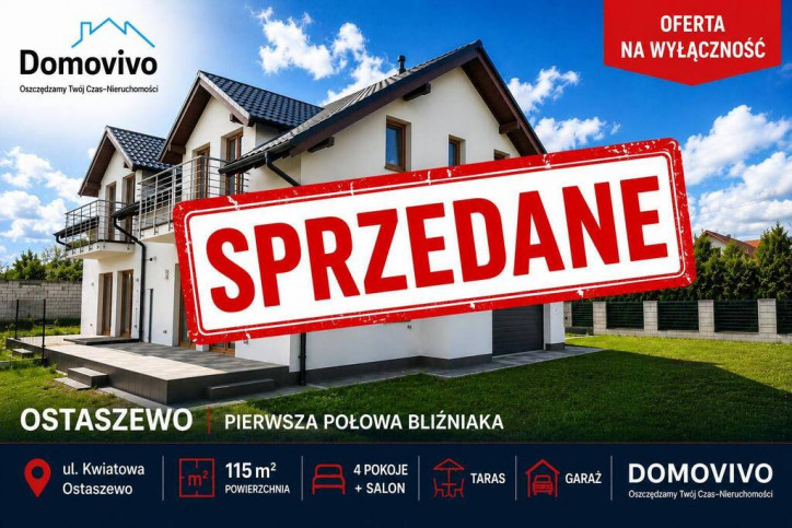 Dom Sprzedaż Ostaszewo Kwiatowa 1